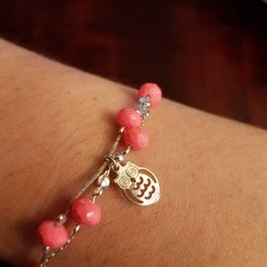 Real silver bracelet.